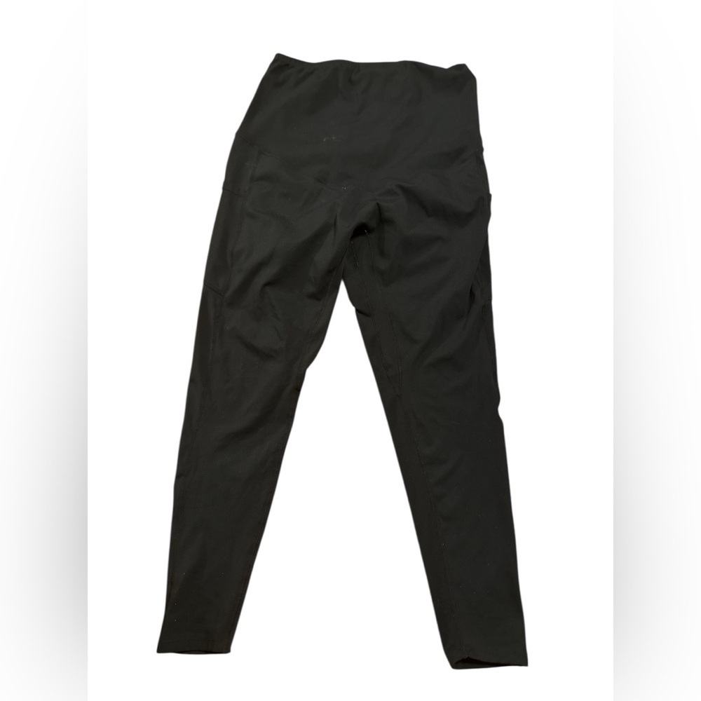Maternity Black High-Waist Leggings